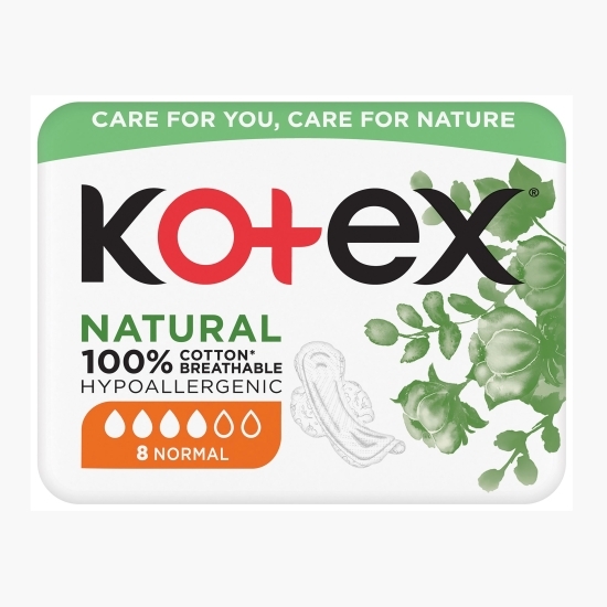 Absorbante de zi Normal, Natural, 8 buc
