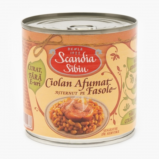 Ciolan afumat așternut pe fasole 400g