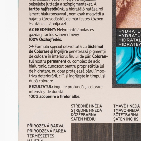 Vopsea de păr permanentă Color 1-0 negru intens 142.5ml