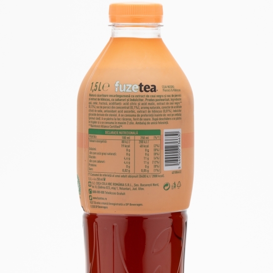 Ceai negru piersici și hibiscus 1.5l