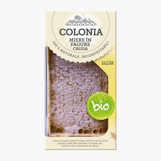 Miere de salcâm crudă în fagure eco 150g