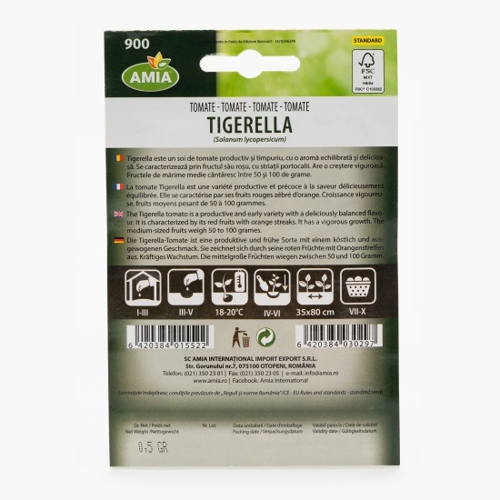 Semințe de tomate tigerella 0.5g