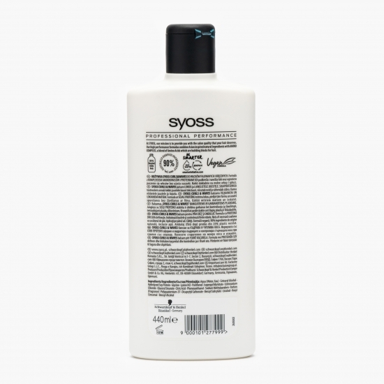 Balsam Curls&Waves pentru păr creț și ondulat 440ml