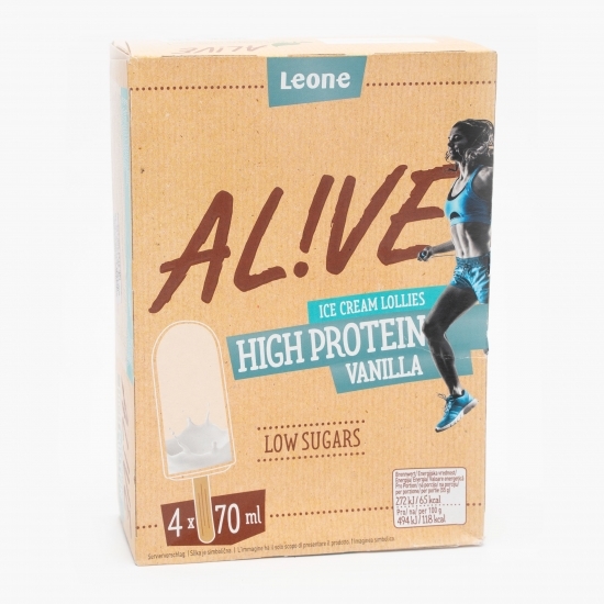 Înghețată pe băț High Protein cu aromă de vanilie 280g