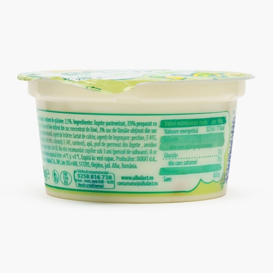 Iaurt cu bule de lămâie și kiwi Bobbastic, 150g