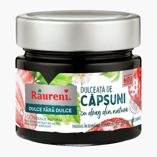 Dulceață de căpșuni fără zahăr adăugat 240g