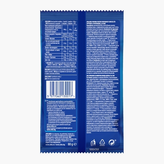Popcorn microunde cu sare 80g