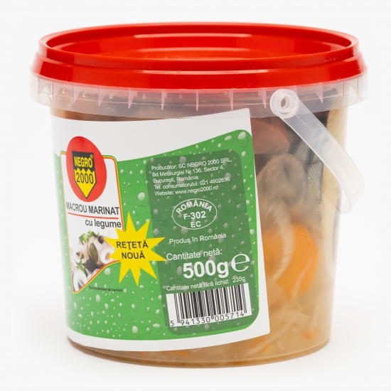 Macrou marinat cu legume 500g