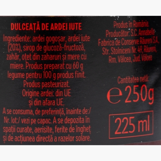 Dulceață de ardei iute 250g