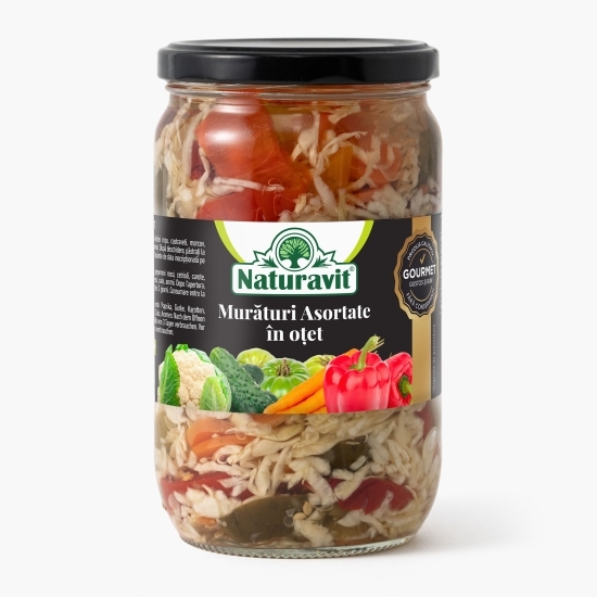 Murături asortate în oțet, Gourmet, 680g
