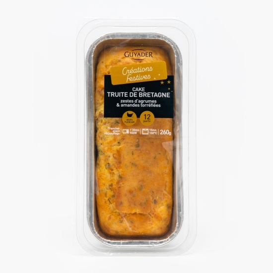 Chec cu păstrăv de Bretania și migdale prăjite 260g