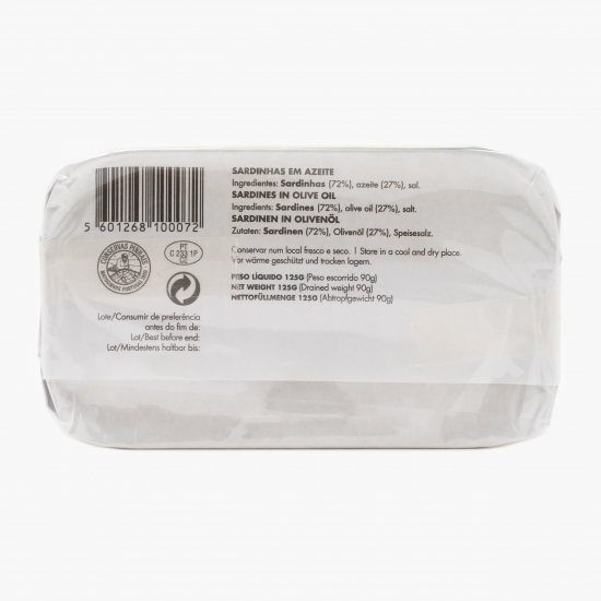Sardine în ulei de măsline 125g