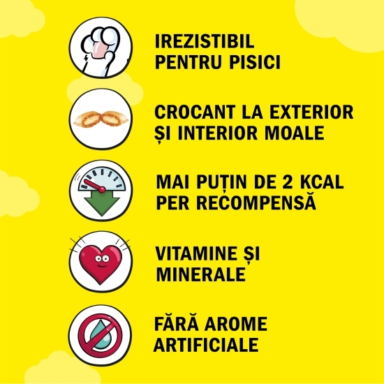 Recompense pentru pisici, 60g, cu pui gustos