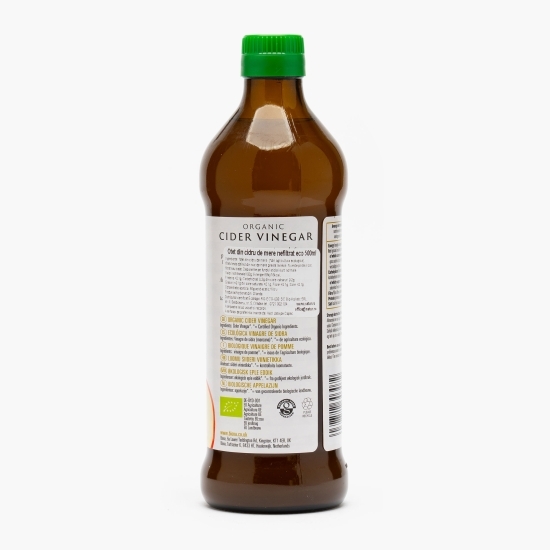 Oțet din cidru de mere nefiltrat eco 0.5l
