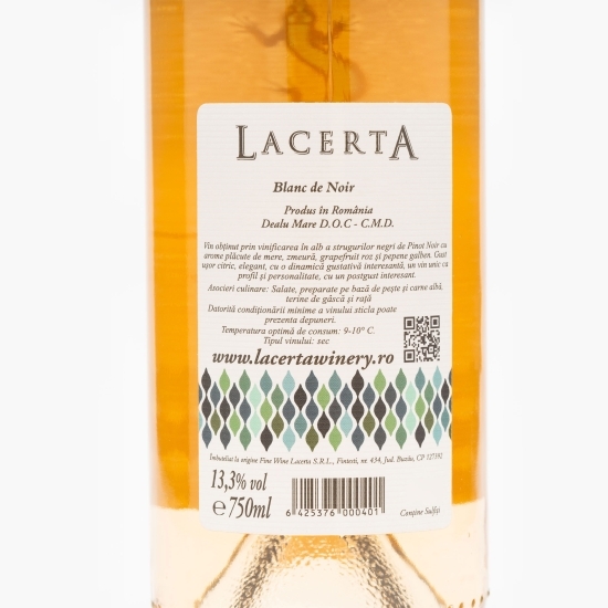 Vin alb sec Blanc de Noir, 13.3%, 0.75l