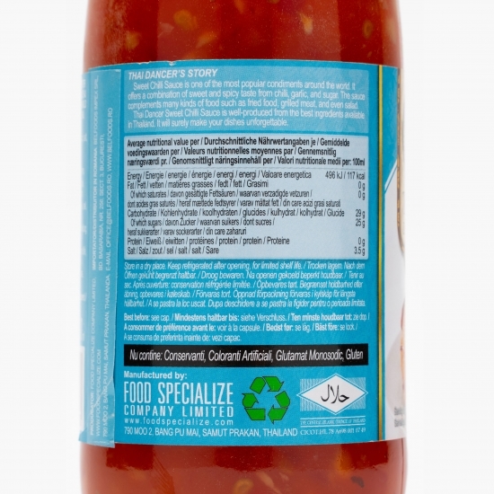 Sos de chili zahăr redus 300ml