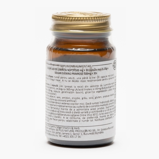 Ulei de Luminița nopții 500mg, 30 capsule moi