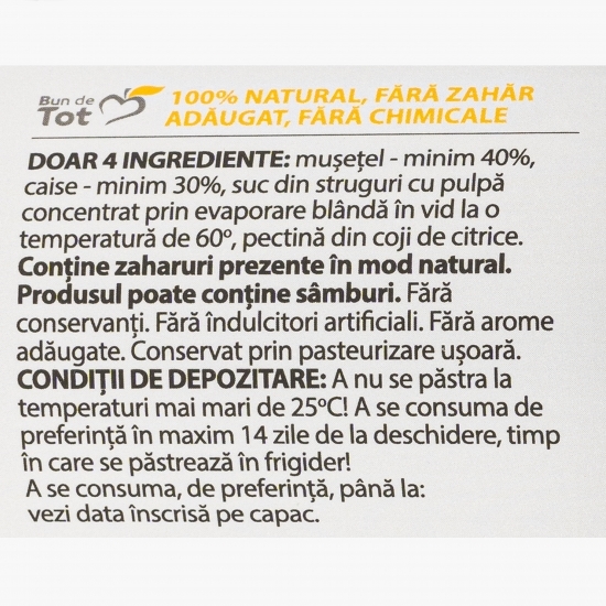 Dulceață de caise și mușețel 360g
