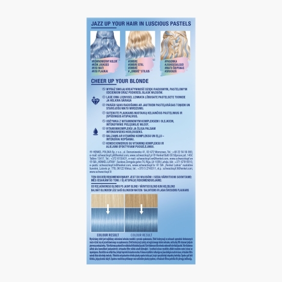Vopsea semi-permanentă Live Ultra Brights P121 Pastels Denim Steel 80ml