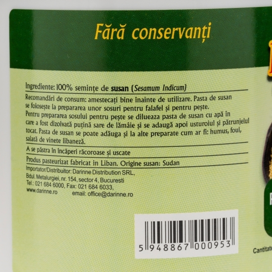 Pastă de susan 454g
