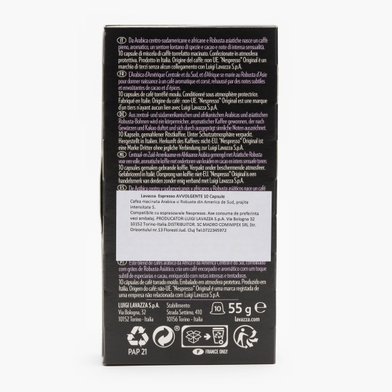 Avvolgente Nespresso 10 băuturi, capsule cafea 