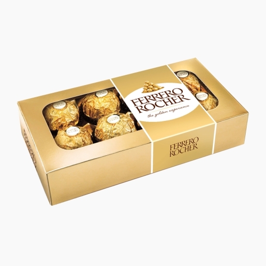 Praline crocante cu ciocolată, napolitană și alune de pădure 100g