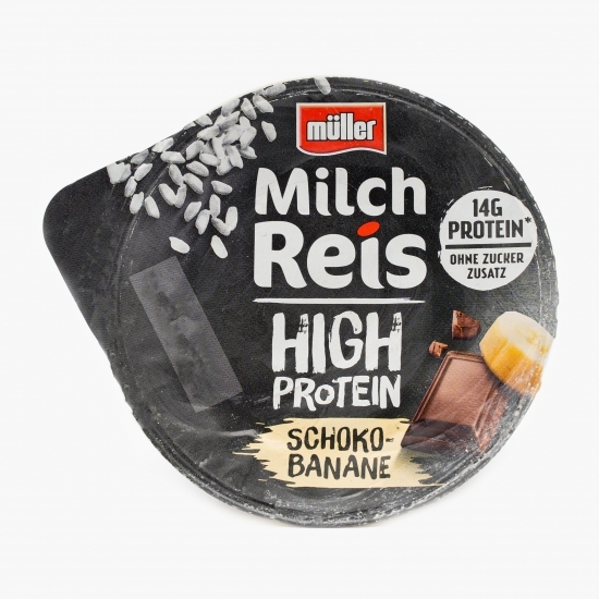 Orez cu lapte High Protein cioco-banană 180g