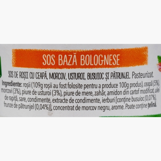 Sos pentru paste bază pentru Bolognese 500g