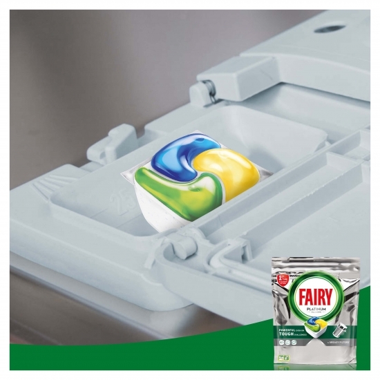 Detergent automat capsule pentru mașina de spălat vase Platinum, 66 spălări