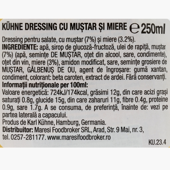 Dressing miere&muștar 0.25l