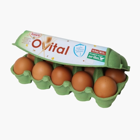Ouă proaspete cu Seleniu mărimea M cod 1, 10 buc