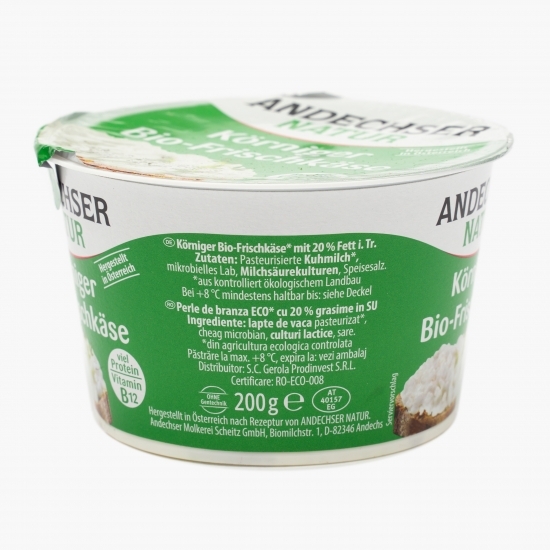 Perle de brânză eco 20% grăsime, 200g