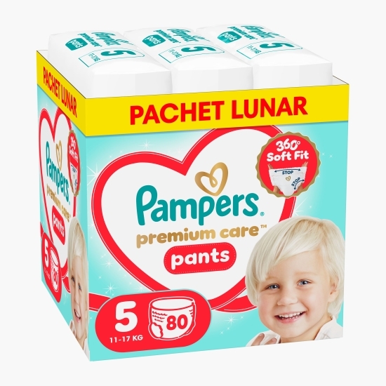 Scutece chiloțel Premium Care Pants XXL Box, mărimea 5, 11-17kg, 80 buc
