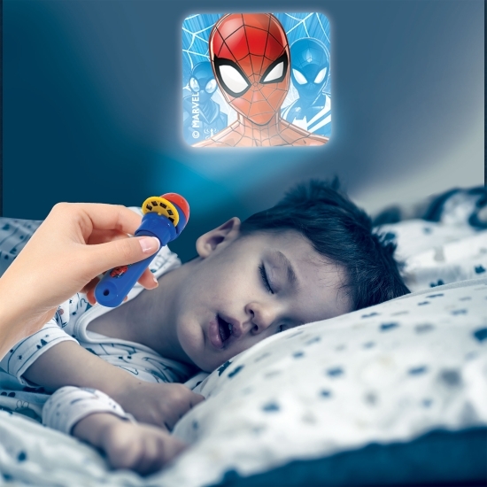 Mini proiector Spiderman +3 ani