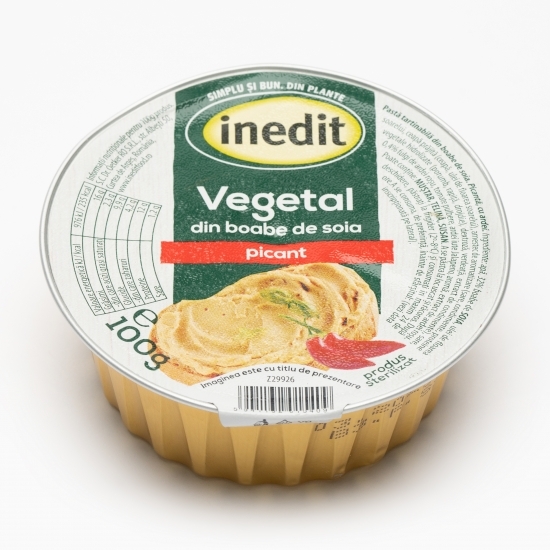 Pastă vegetală din boabe de soia, picant, 100g