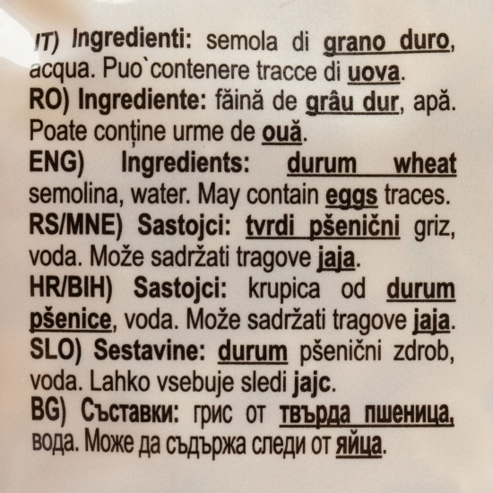 Paste Farfalline din grâu dur 500g