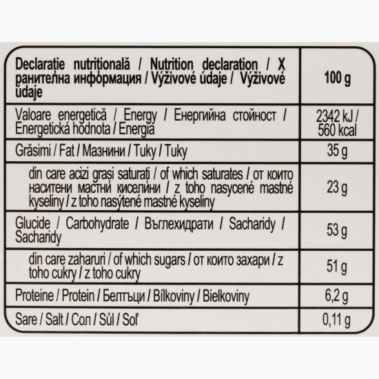 Ciocolată cu lapte și alune caramelizate 80g