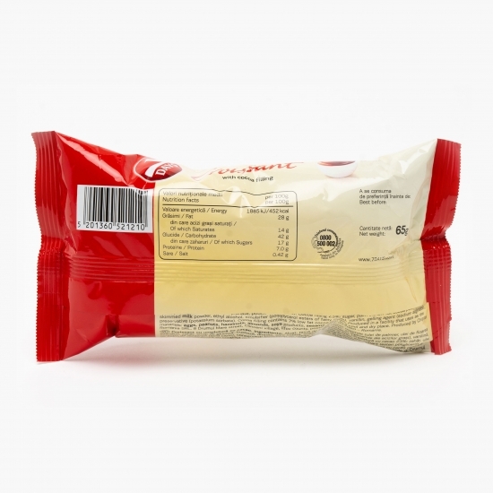 Croissant cu cremă de cacao 65g