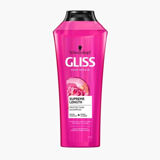 Șampon pentru păr lung predispus la deteriorare Supreme Length 400ml