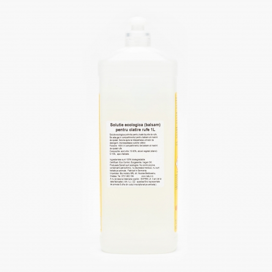 Soluție (balsam) bio pentru clătirea rufelor 1l
