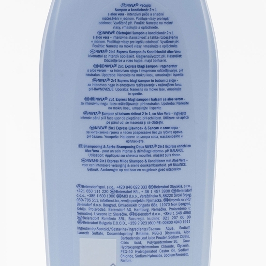 Şampon și balsam pentru toate tipurile de păr Express 2în1 400ml