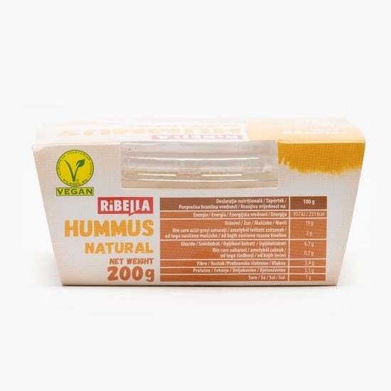 Hummus pastă din năut natural 200g 