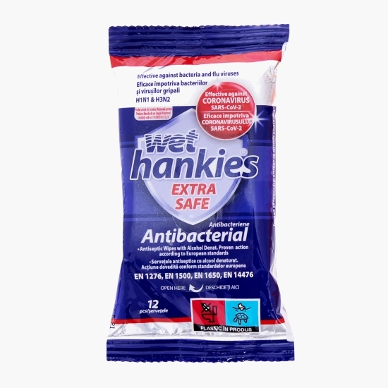 Șervețele umede antibacteriene 12buc