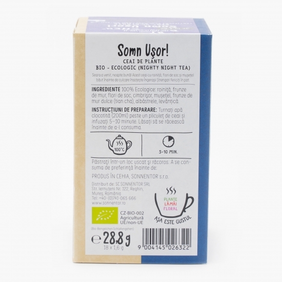 Ceai eco „Îngerașii ștrengari - Somn ușor” 18 plicuri