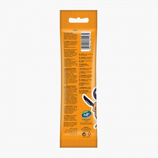 Set 4 pixuri Orange Fine asortate
