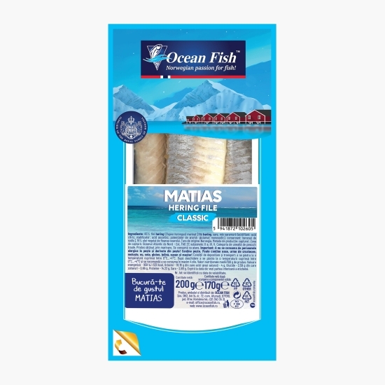 File de hering marinat clasic 200g