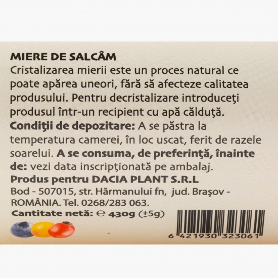 Miere de salcâm 430g