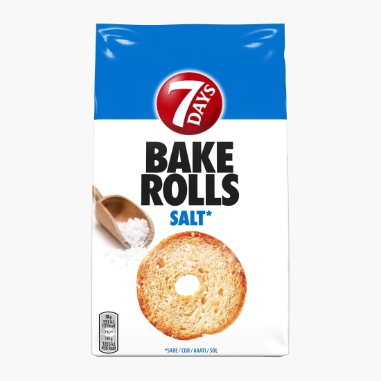 Rondele Bake Rolls cu sare 80g