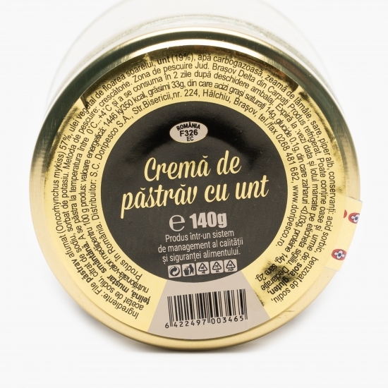 Cremă de păstrăv cu unt 140g