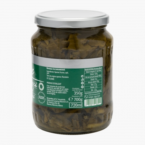 Spanac în saramură 700g